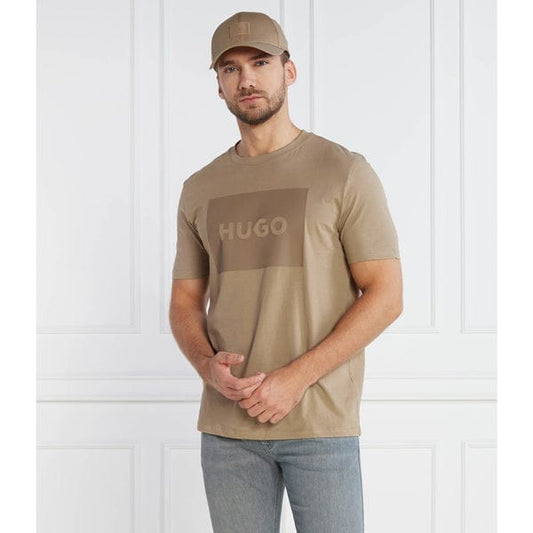 HB Beige Logo Cotton Tshirt