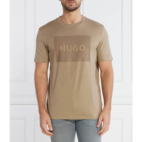 HB Beige Logo Cotton Tshirt