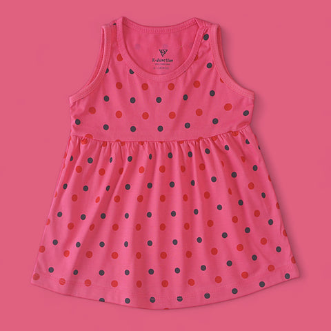 Girl Frock Dots