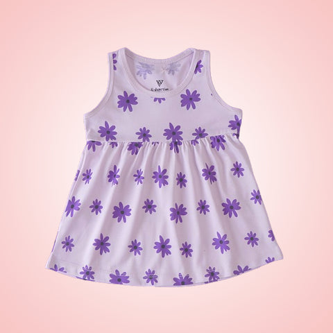 Girl Frock Blue flower