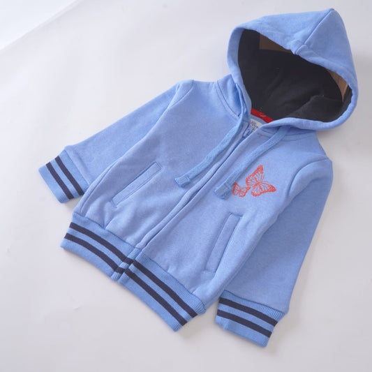 Girls Fleece Hood (butterfly)