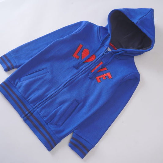 Girls Fleece Hood (Love)