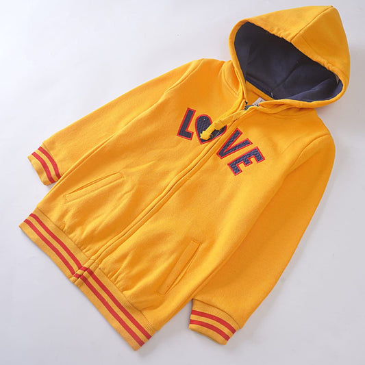 Girls Fleece Hood (Love)